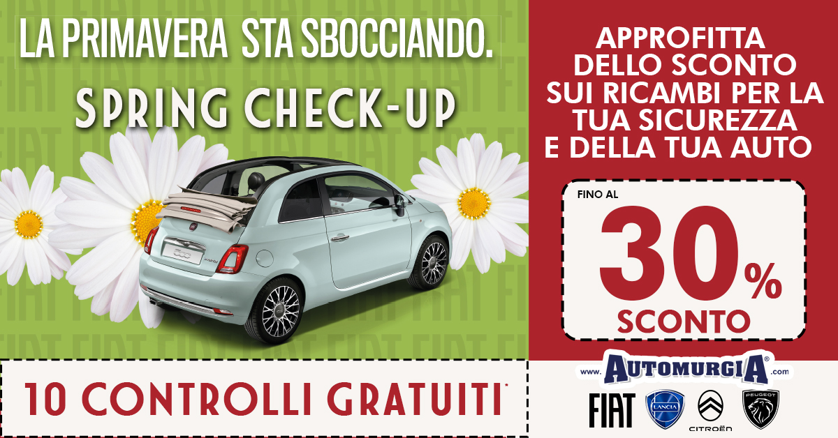 Check-Up di Primavera Fiat & Lancia